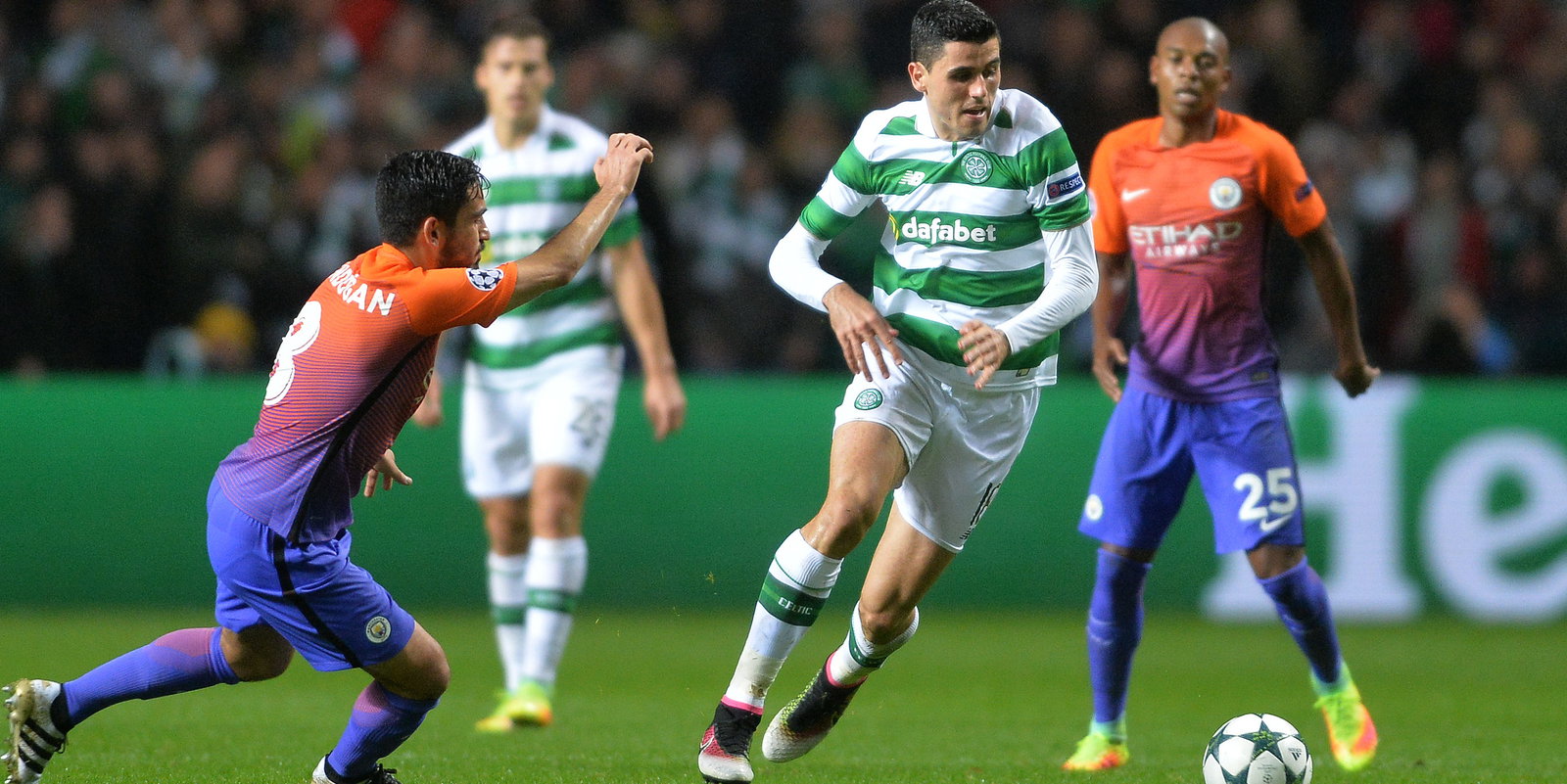 Celtic FC v Manchester City FC - UEFA Champions League