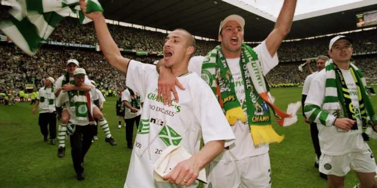 Henrik Larsson and Ramon Vega