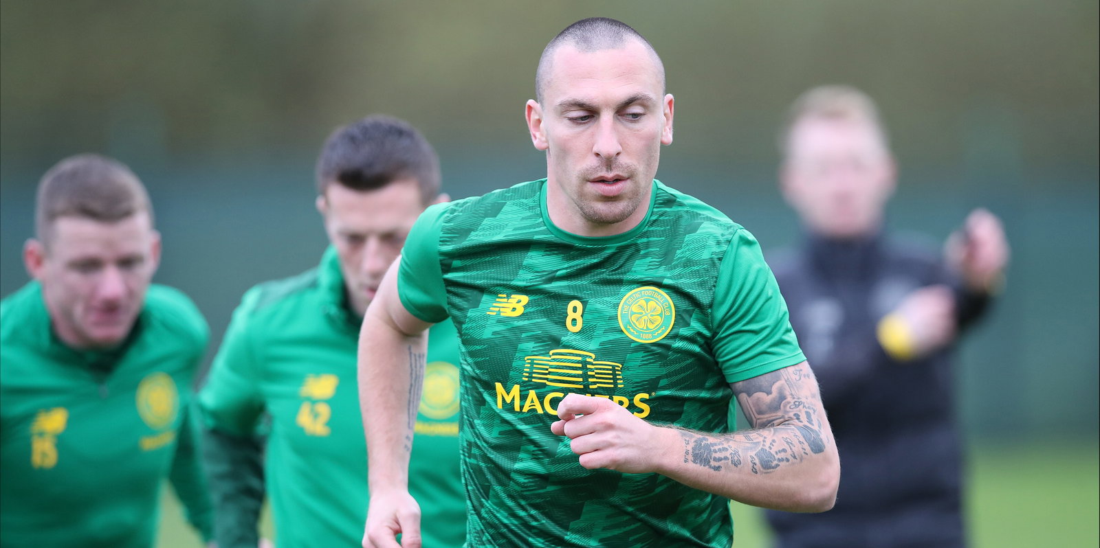 Celtic Training Session and Press Conference