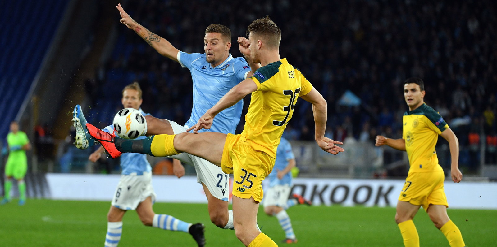 Lazio Roma v Celtic FC: Group E - UEFA Europa League