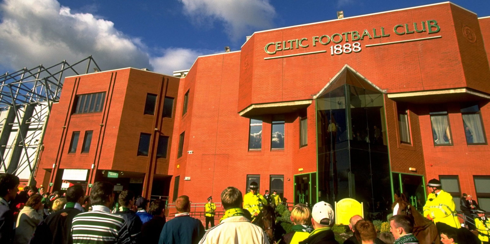 12 Sep 1998:  General view of the Celtic Park stadium during the Scottish Premeir League match betwe