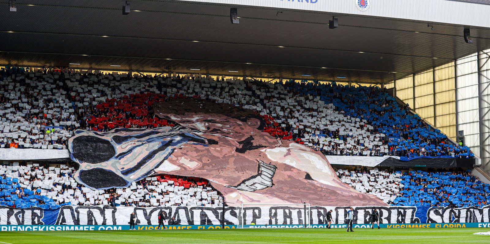 Keevins seems to think that Graeme Souness would be offended by a TIFO aimed at Celtic fans with his image on it, I doubt that somehow
