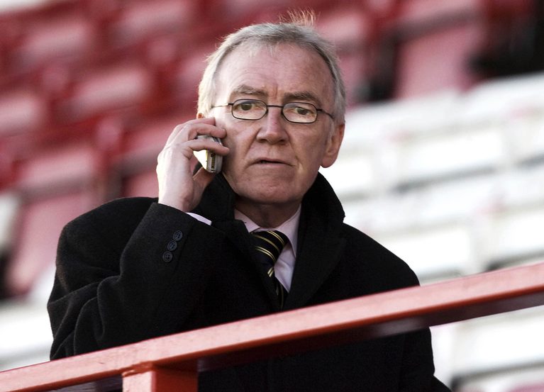 20/12/08 CLYDESDALE BANK PREMIER LEAGUE .HAMILTON v MOTHERWELL (2-0) .NEW DOUGLAS PARK - HAMILTON.Radio pundit and reporter Hugh Keevins ......................................   (Photo by Jeff Holmes\SNS Group via Getty Images)