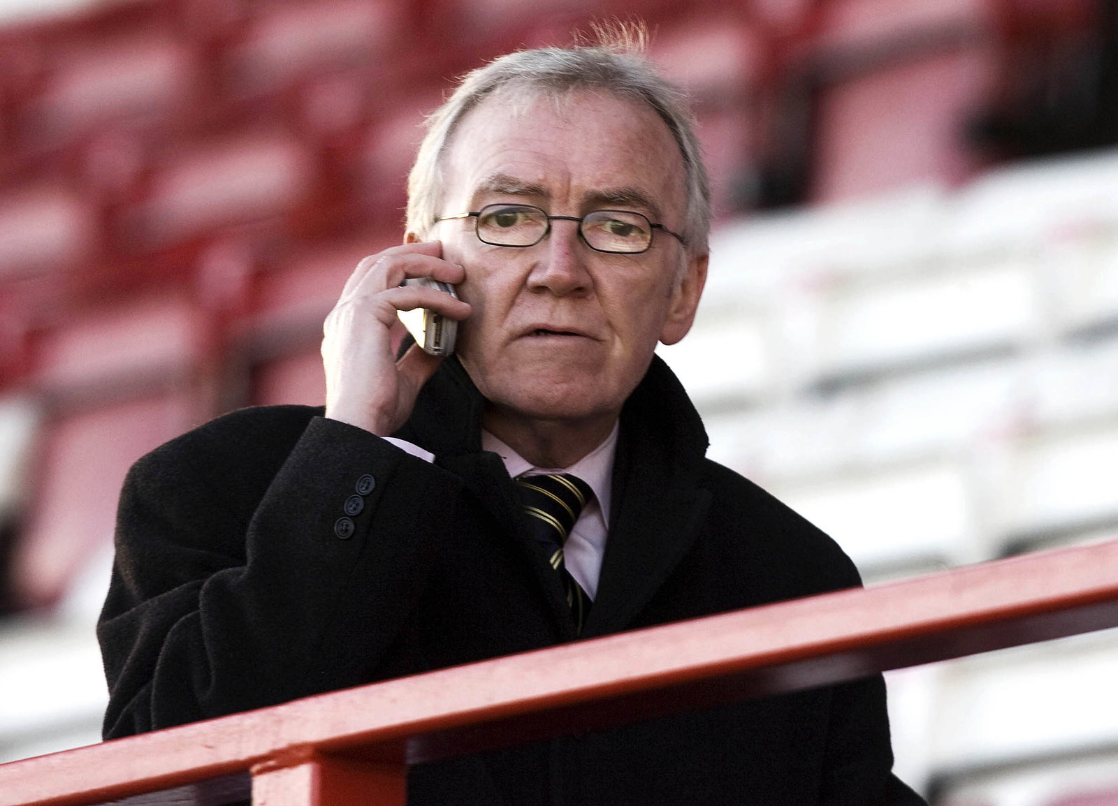 20/12/08 CLYDESDALE BANK PREMIER LEAGUE .HAMILTON v MOTHERWELL (2-0) .NEW DOUGLAS PARK - HAMILTON.Radio pundit and reporter Hugh Keevins ......................................   (Photo by Jeff Holmes\SNS Group via Getty Images)