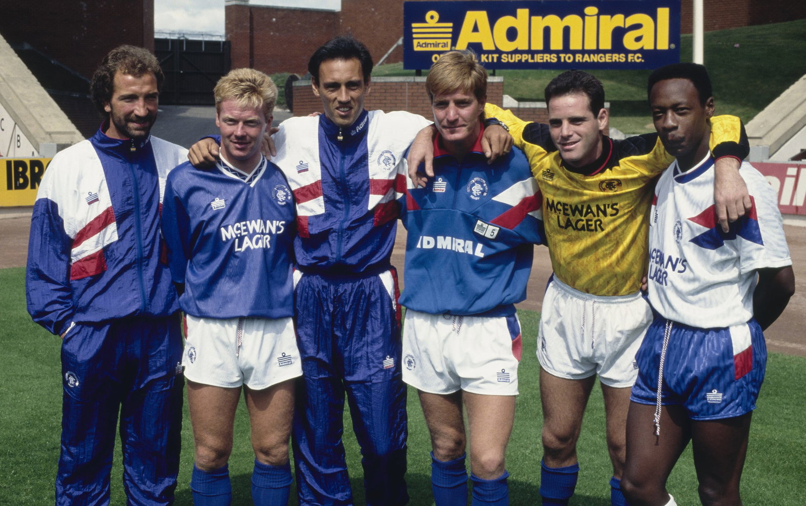 Rangers Admiral kit Launch 1990