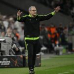 Coach coach Martin O'Neill Celtic Glasgow FC on the sidelines gesture gesture soccer UEFA Europa League, MHPArena, MHP Arena Stuttgart, Baden-Württemberg, Germany