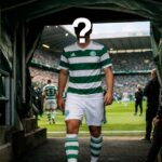 Celtic player with question mark over him walking out of tunnell