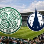 Celtic v Falkirk logos