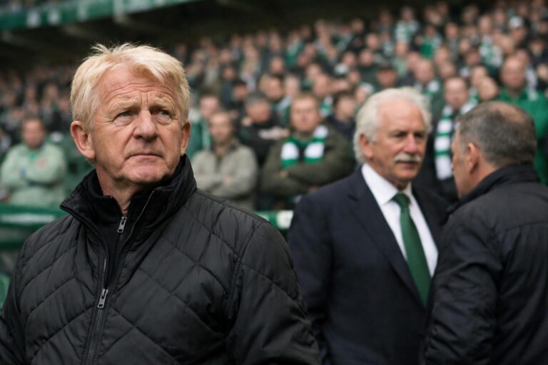 Gordon Strachan has been wheeled out to bolster support for Dermot Desmond for the second time in a week