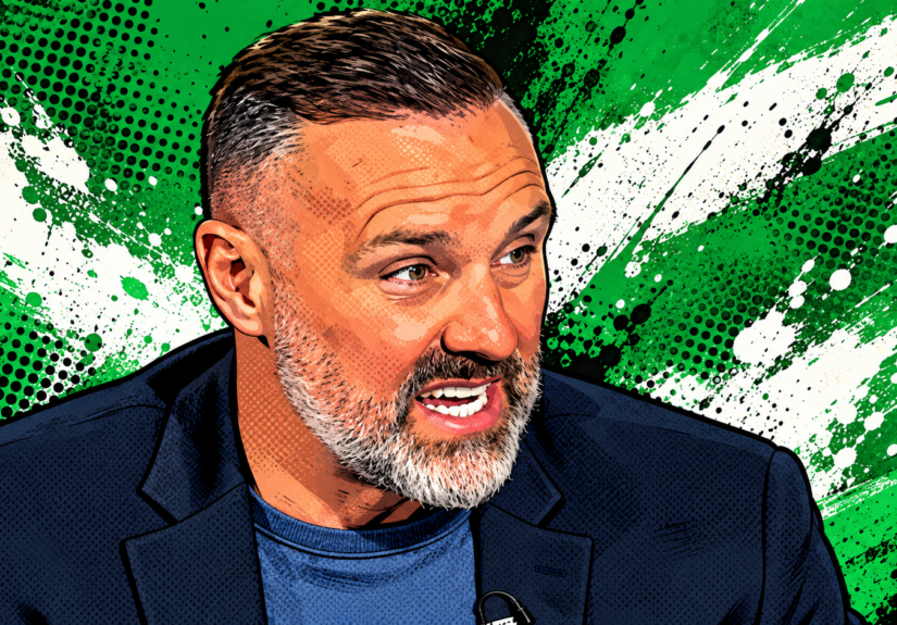 Halftone Comic Portrait in Green