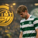 Kasper Høgh and Bodo Glimt logo and Celtic