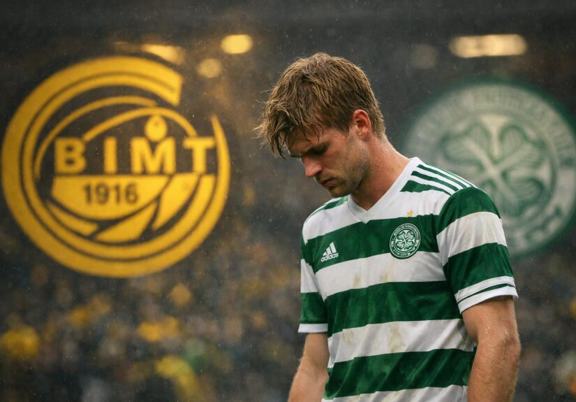 Kasper Høgh and Bodo Glimt logo and Celtic