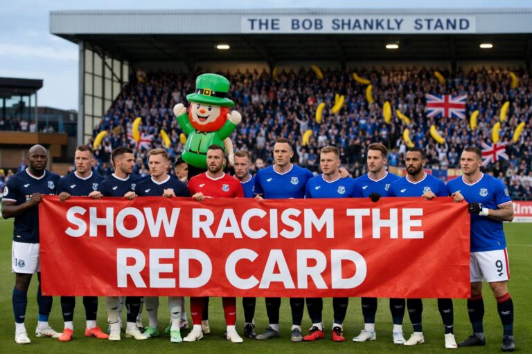 Show racisim the red card banner