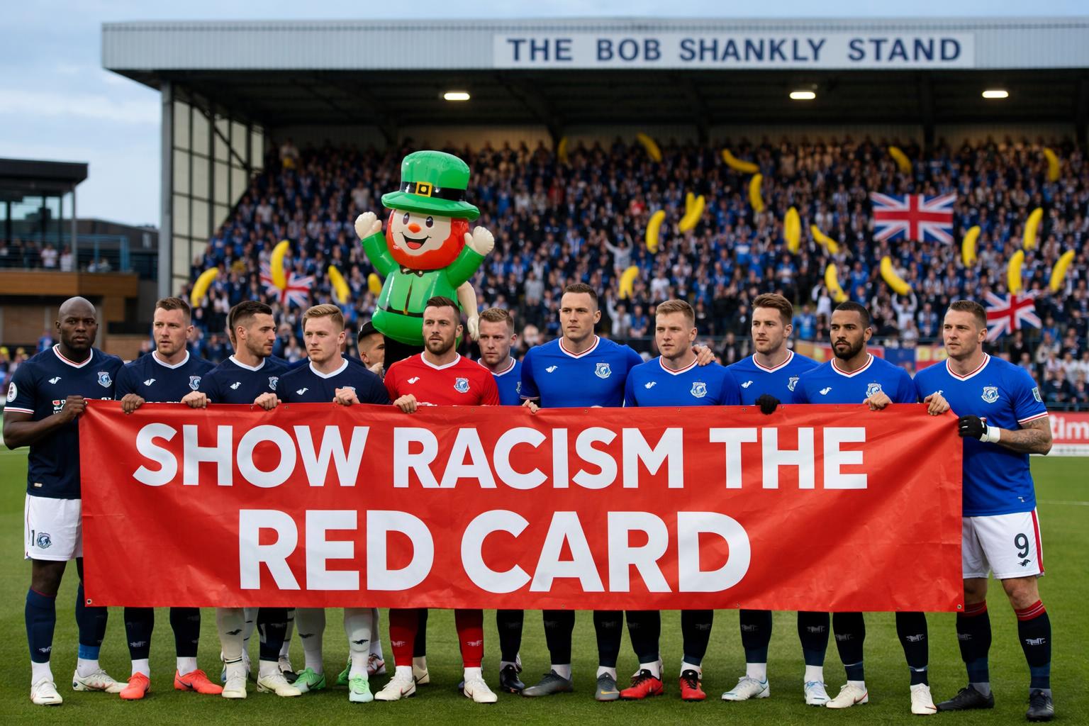 Show racisim the red card banner