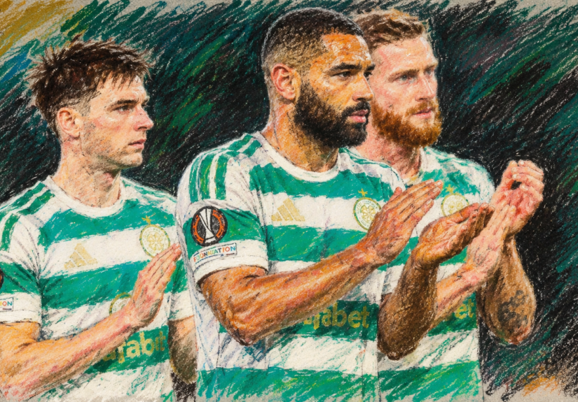 Pastel Celtic Players Applauding