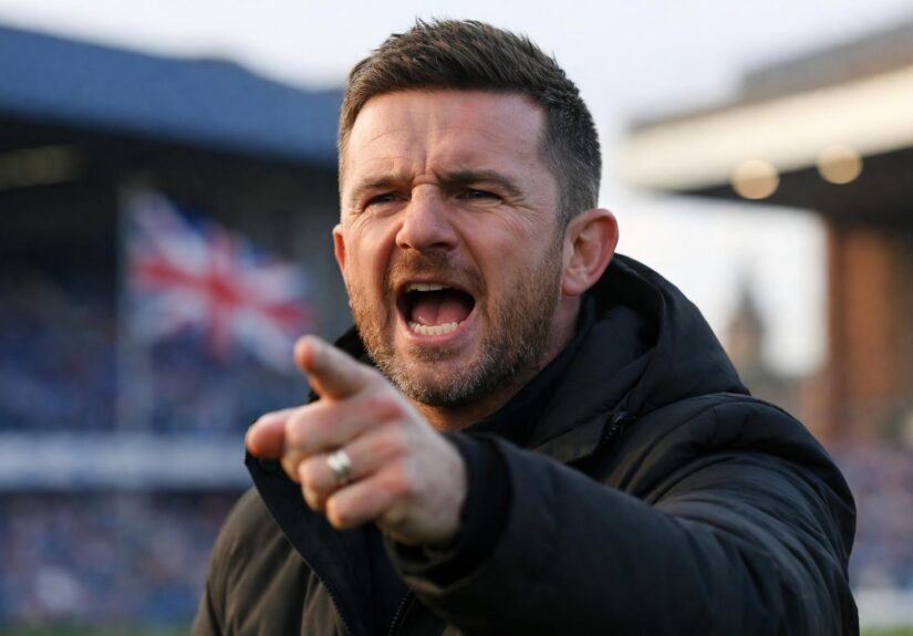 A ranting Barry Ferguson